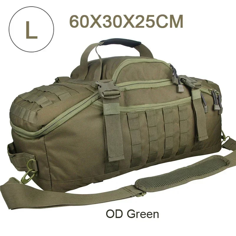 40L 60L 80L Large Duffle Bag Tactical Backpack Outdoor Camping Bags Molle