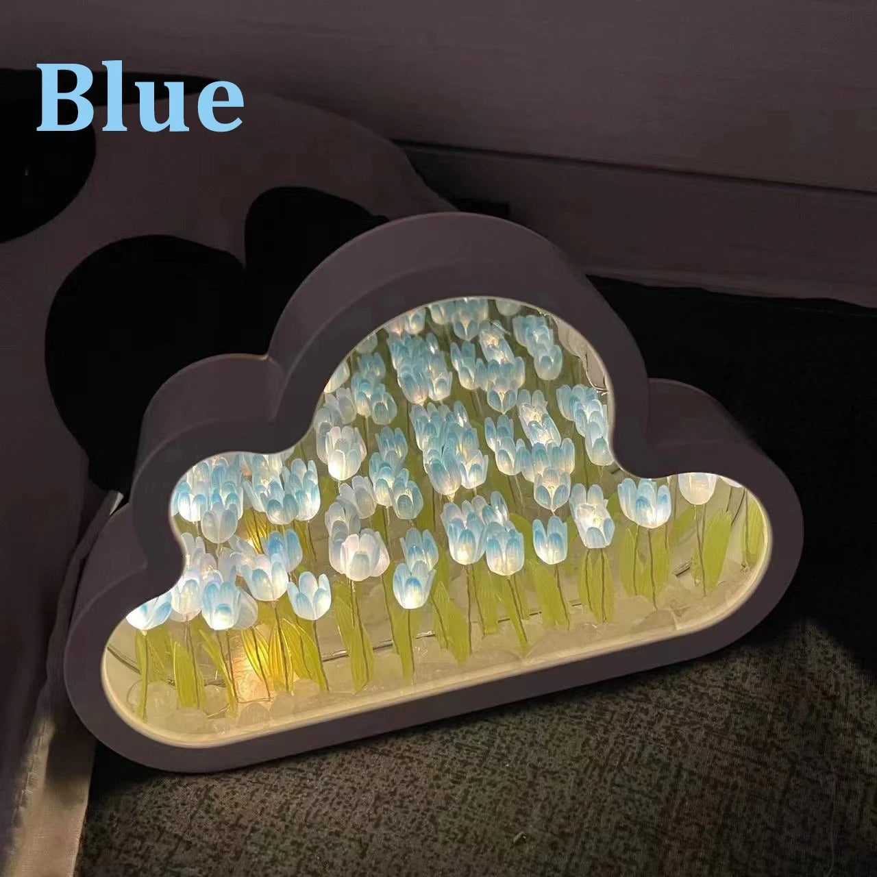 Tulip Cloud Sea of Flowers Night Light Creative Light Atmosphere