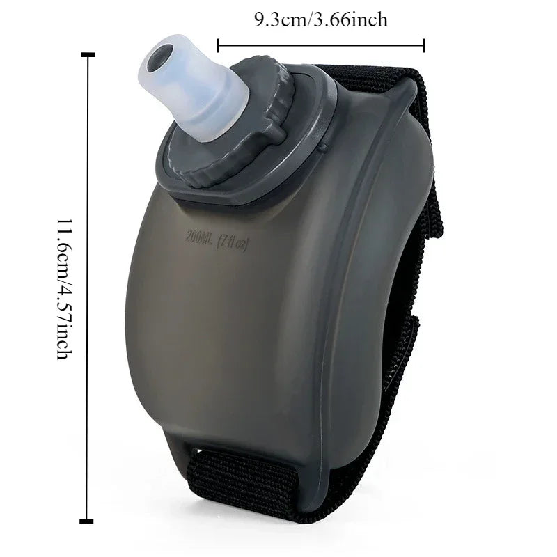 Sports wrist water bottle, cycling marathon hydration tool, mountaineering