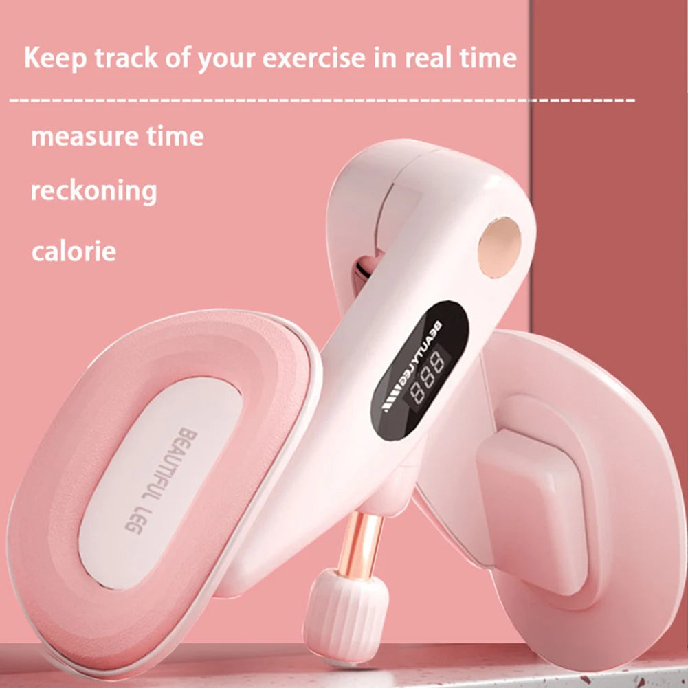 Thigh Master Pelvic Floor Trainer Adjustable Resistance with Counter