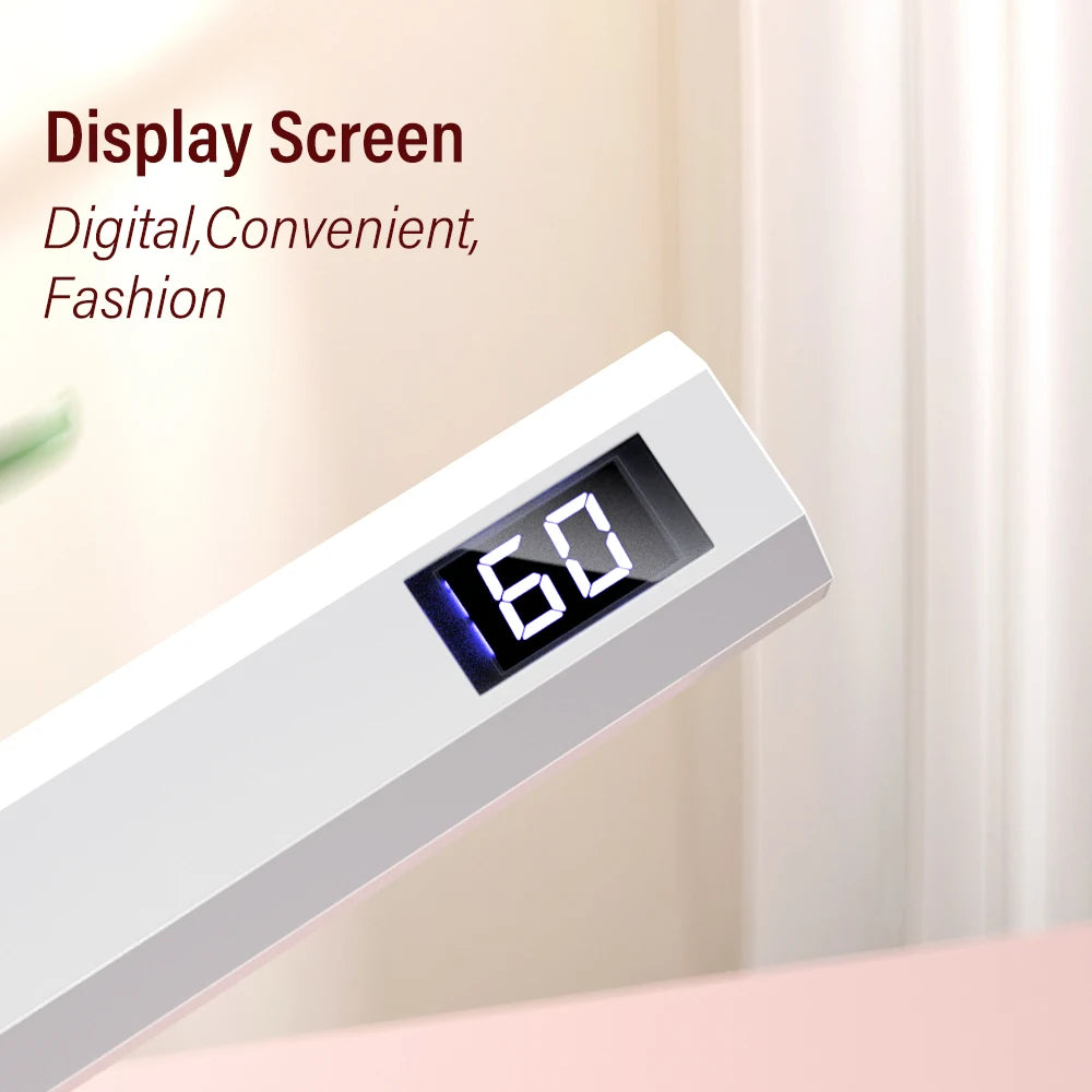 YIKOOLIN Handheld UV/LED Light for Nails 12W Portable Mini UV L