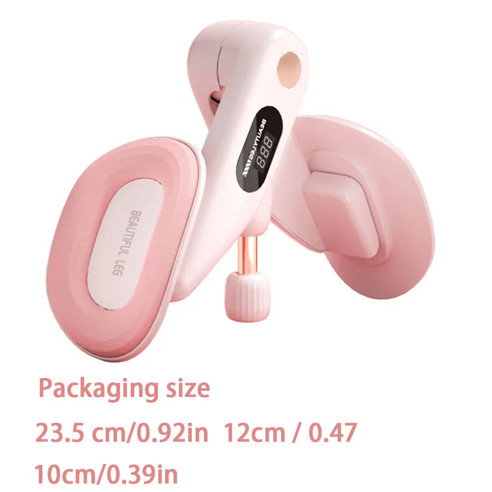 Thigh Master Pelvic Floor Trainer Adjustable Resistance with Counter