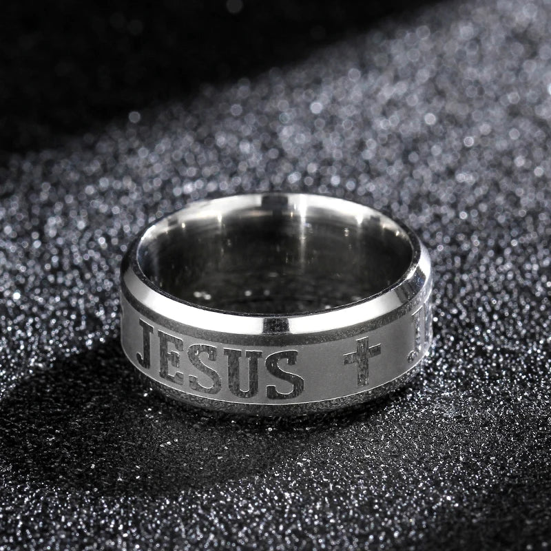 6mm Blue Twill Ring Titanium Brushed Ring for Men and Women Personalized