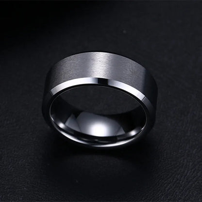 2021 Fashion Charm Jewelry ring men stainless steel Black Rings For Women