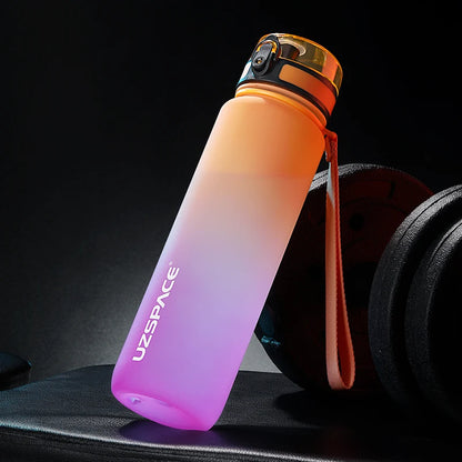 500/800/1000ml Sports Water Bottle Portable Leakproof Shaker Drinkware