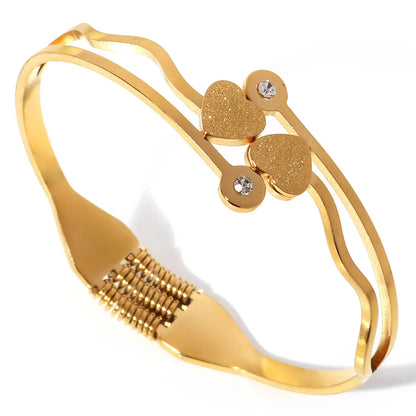 Copper With Zirconium Opening Female Simple Trendy Bracelet Trendy