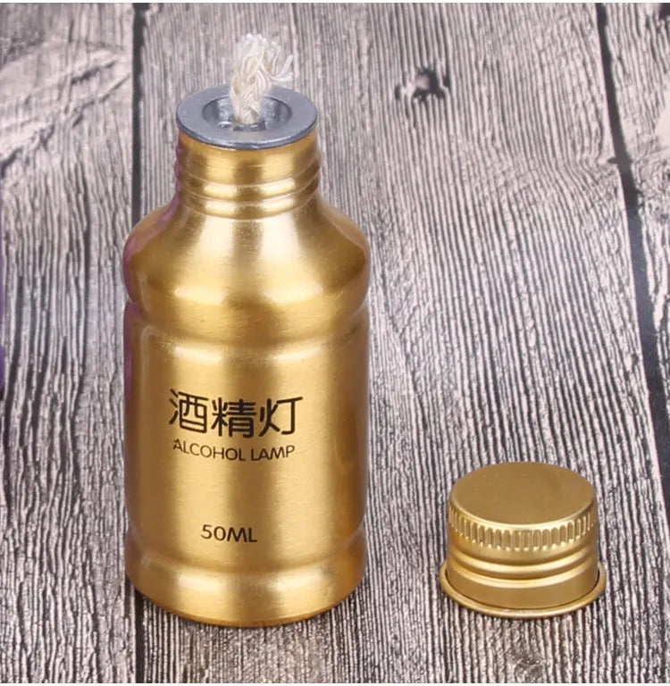 Portable Metal Mini Alcohol Lamp Lab Equipment Heating Liquid Stoves