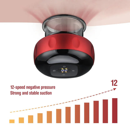 Intelligent Vacuum Cupping Massage Device Electric Heating Scraping