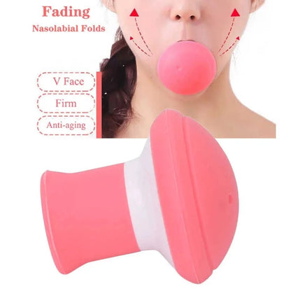 Fast Thin Face Silica Gel Mouth Jaw Exerciser Slimming Face Lift Tool Chin