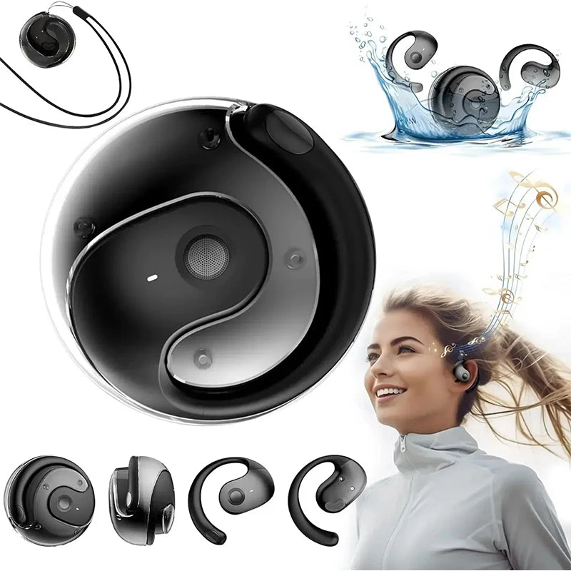 OWS Wireless Headphones Comfortable Ear Hook Touch Control Earbuds