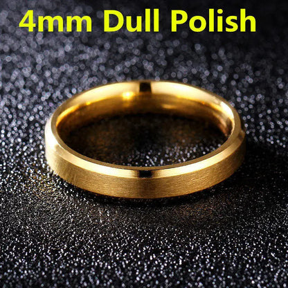 2021 Fashion Charm Jewelry ring men stainless steel Black Rings For Women