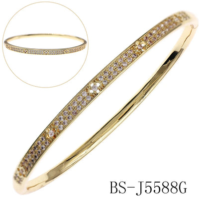 Copper With Zirconium Opening Female Simple Trendy Bracelet Trendy