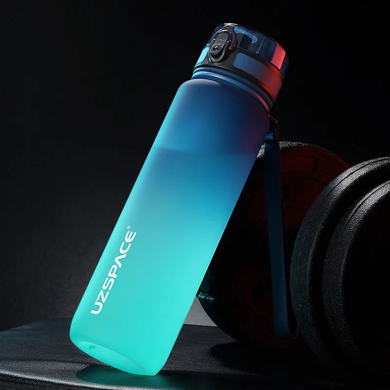 500/800/1000ml Sports Water Bottle Portable Leakproof Shaker Drinkware