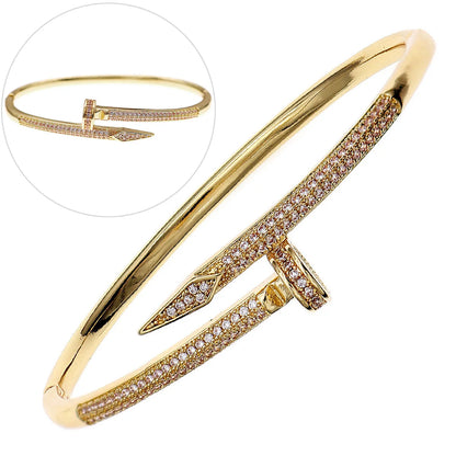 Copper With Zirconium Opening Female Simple Trendy Bracelet Trendy