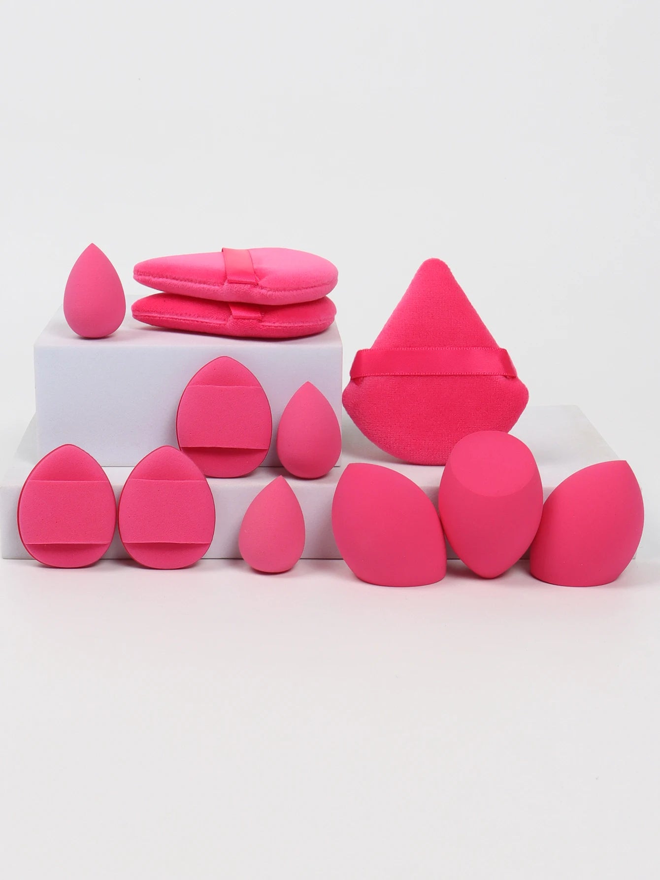 12-Piece All-Purpose Makeup Sponge Set, Made of 3 Loose Powder