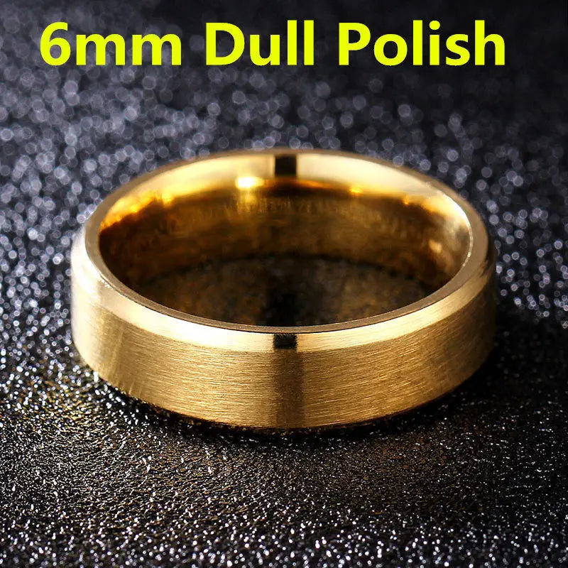 2021 Fashion Charm Jewelry ring men stainless steel Black Rings For Women