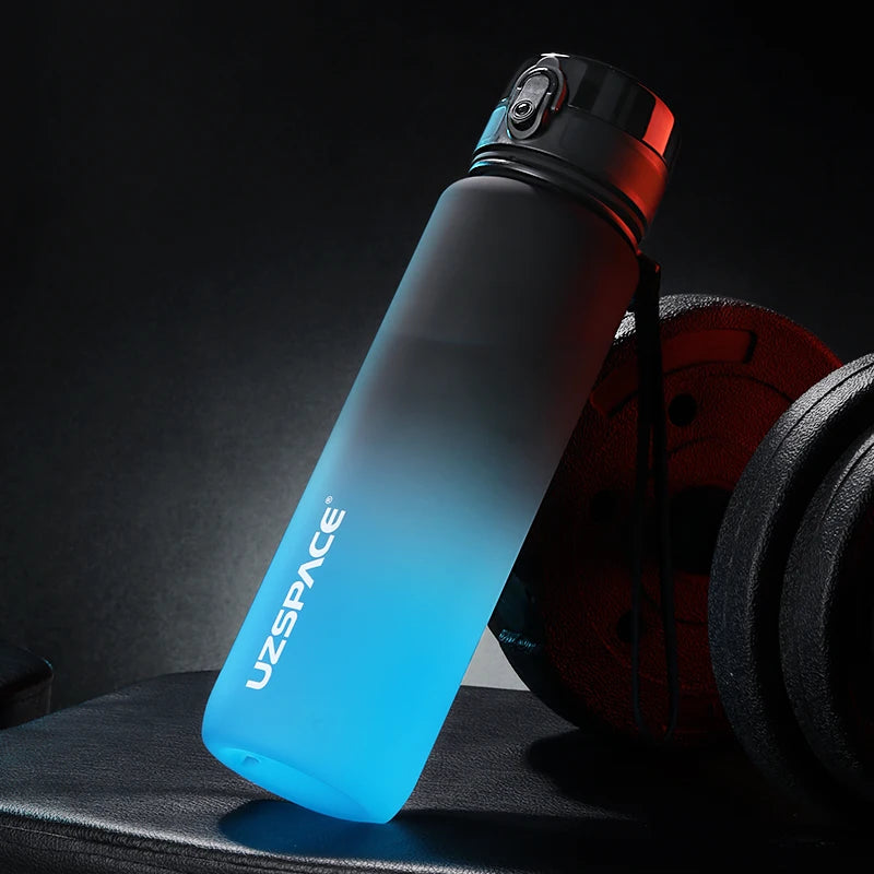 500/800/1000ml Sports Water Bottle Portable Leakproof Shaker Drinkware