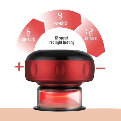 Intelligent Vacuum Cupping Massage Device Electric Heating Scraping