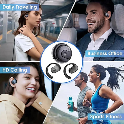 OWS Wireless Headphones Comfortable Ear Hook Touch Control Earbuds