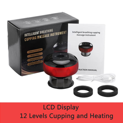 Intelligent Vacuum Cupping Massage Device Electric Heating Scraping