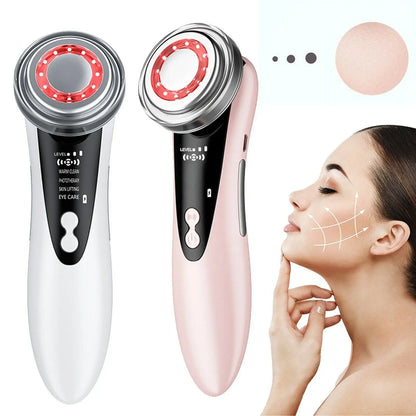 4 in 1 RF EMS Facial Massager Skin Care Tools Face Lift Multifunction