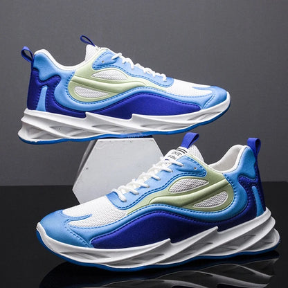 New Trendy Men's Sports Shoes Cushion Running Sneakers Outdoor