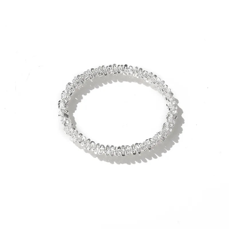 New 2024 Minimalist Thin Rings For Women Wedding Brilliant Cubic Zircon