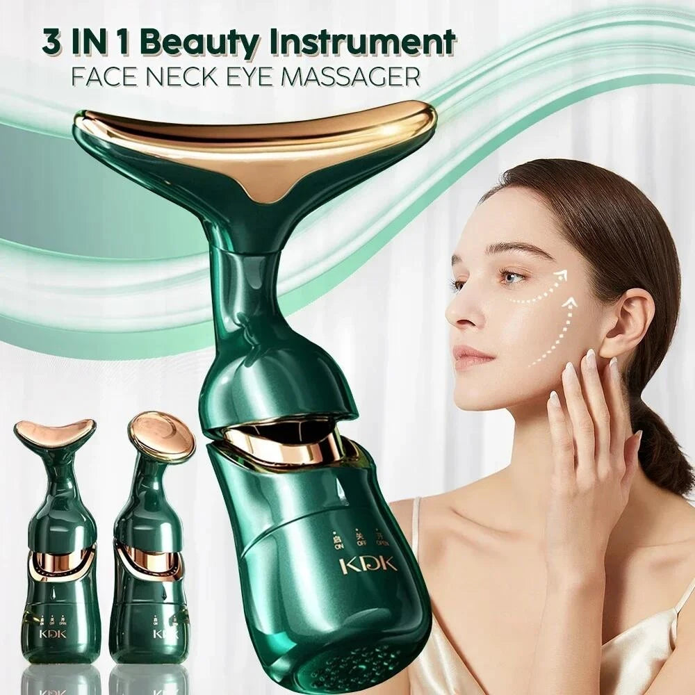 3 In 1 Facial Lifting Device Neck Facial Eye Massage Face Slimmer