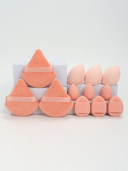 12-Piece All-Purpose Makeup Sponge Set, Made of 3 Loose Powder