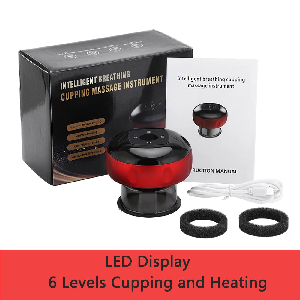 Intelligent Vacuum Cupping Massage Device Electric Heating Scraping