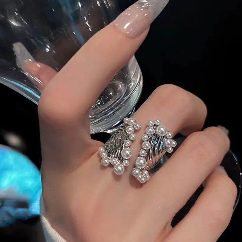 New 2024 Minimalist Thin Rings For Women Wedding Brilliant Cubic Zircon