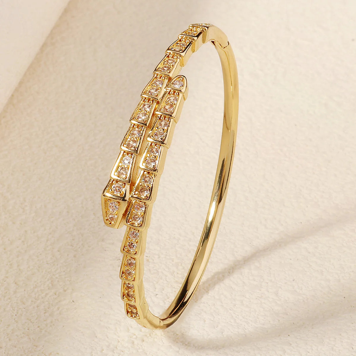Copper With Zirconium Opening Female Simple Trendy Bracelet Trendy
