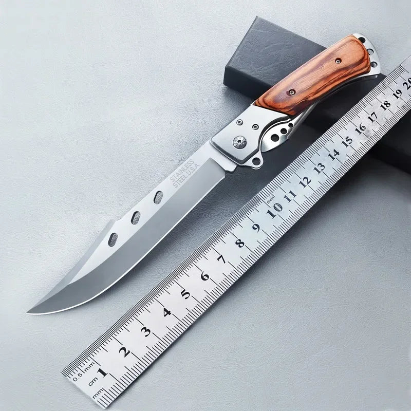 Camping Portable Folding Knife for Men Outdoor Steel Multitool Military