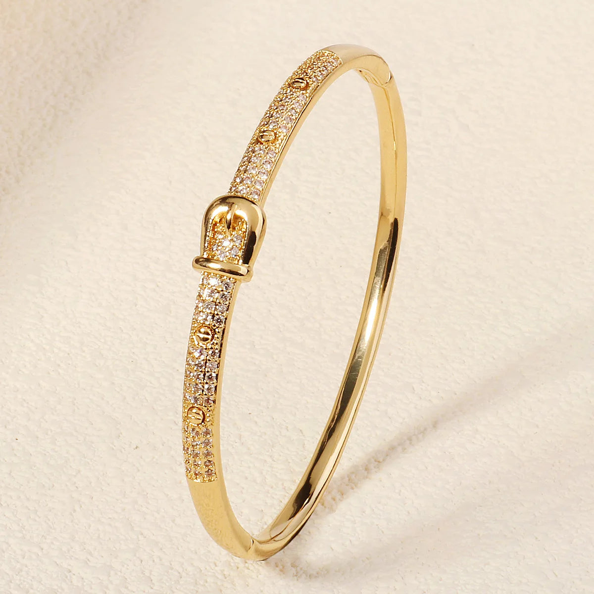 Copper With Zirconium Opening Female Simple Trendy Bracelet Trendy