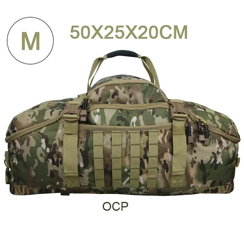 40L 60L 80L Large Duffle Bag Tactical Backpack Outdoor Camping Bags Molle