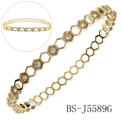 Copper With Zirconium Opening Female Simple Trendy Bracelet Trendy