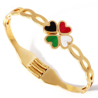 Copper With Zirconium Opening Female Simple Trendy Bracelet Trendy