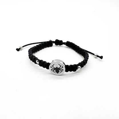 New Handwoven Black String Rope Charm Bracelet for Women and Men