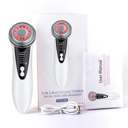 4 in 1 RF EMS Facial Massager Skin Care Tools Face Lift Multifunction