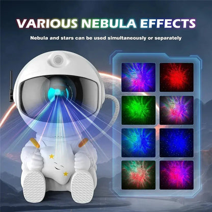 Star Projector Galaxy Night Light Astronaut Space Projector Starry