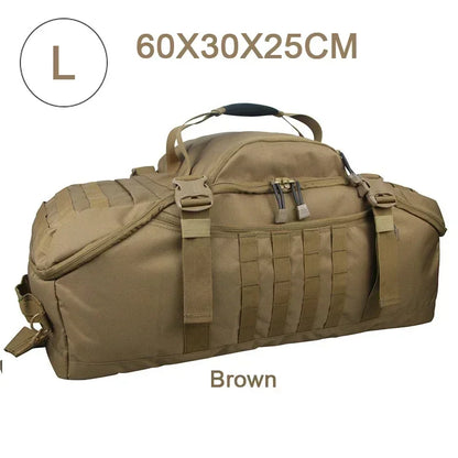 40L 60L 80L Large Duffle Bag Tactical Backpack Outdoor Camping Bags Molle