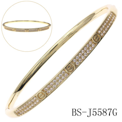 Copper With Zirconium Opening Female Simple Trendy Bracelet Trendy