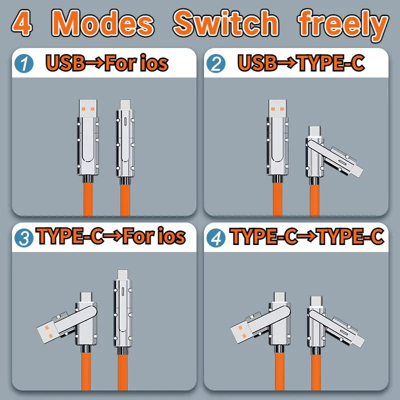 Type C To Typec Cable 2-In-2 66W Pd Fast Charging Usb C To Usb C