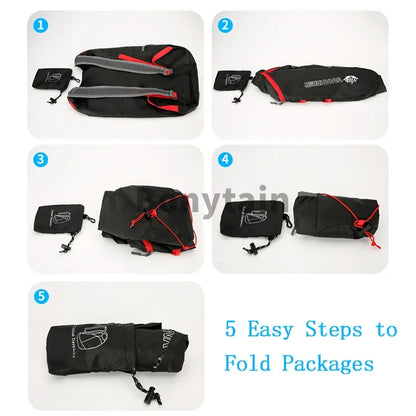 Outdoor Packable Backpack Large-capacity Foldable Camping Backpack Anti-