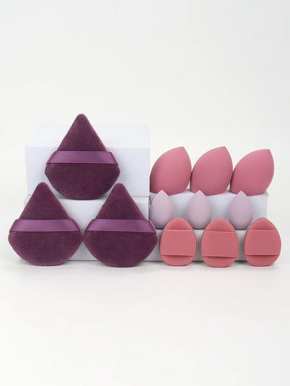 12-Piece All-Purpose Makeup Sponge Set, Made of 3 Loose Powder