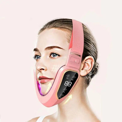 LED Photon Therapy Facial Slimming Vibration Massager Facial Lifting