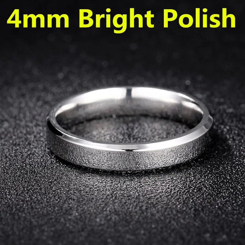 2021 Fashion Charm Jewelry ring men stainless steel Black Rings For Women
