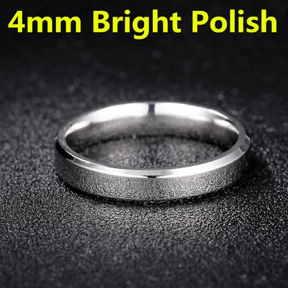 2021 Fashion Charm Jewelry ring men stainless steel Black Rings For Women