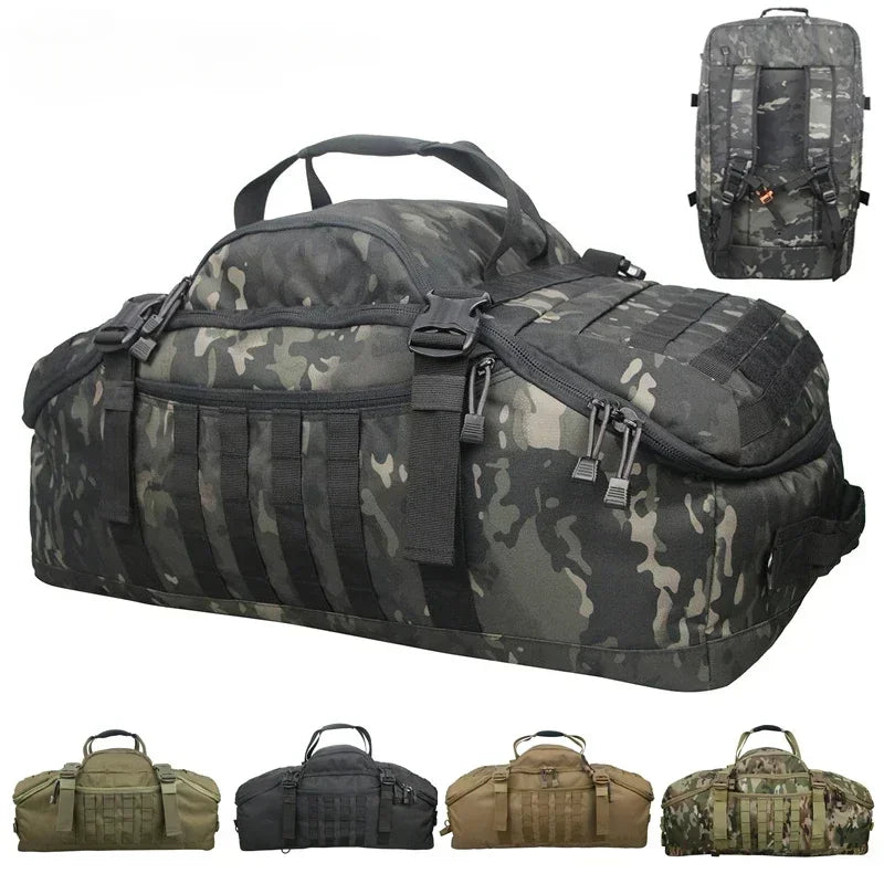 40L 60L 80L Large Duffle Bag Tactical Backpack Outdoor Camping Bags Molle