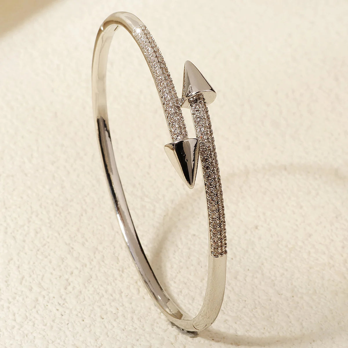 Copper With Zirconium Opening Female Simple Trendy Bracelet Trendy